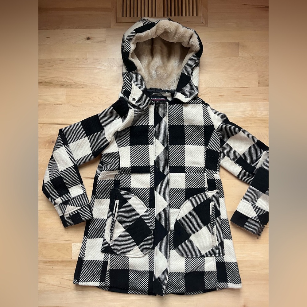 Urban Republic Monochrome Checkered Jacket